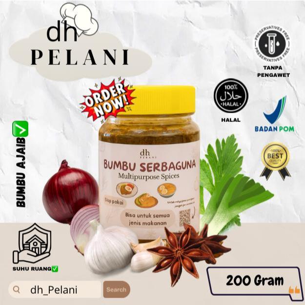 

dhPelani Bumbu serbaguna instant -tinggal seduh-botol plastik 200g-tanpa pengawet