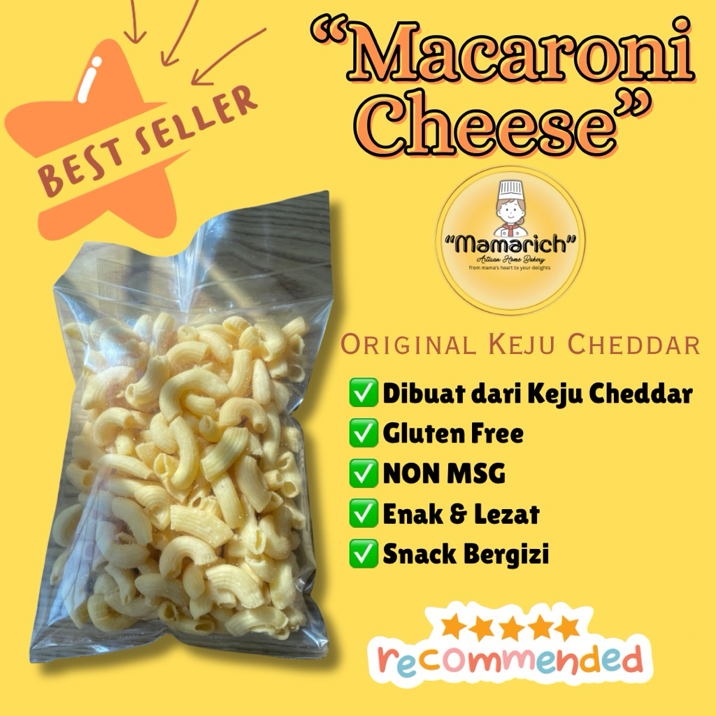 

Makaroni Keju 500gr || All Varian Rasa