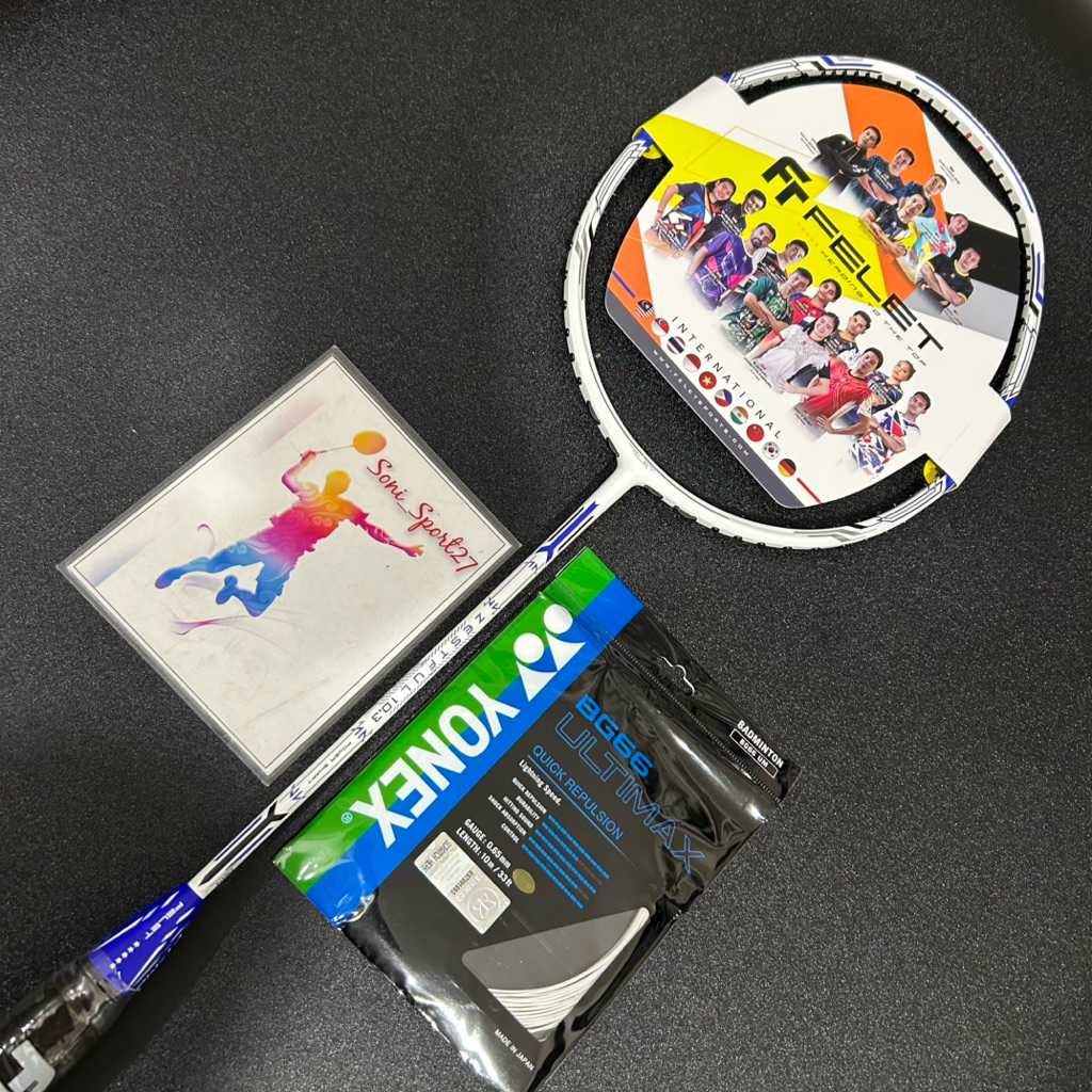 RAKET BADMINTON FELET ZESTFUL 10.1  10.2  10.3
