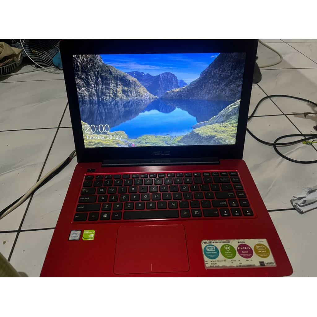Laptop Asus A456U i5 Gen7 RAM 8GB (sudah upgrade SSD) Nvidia 930mx | Laptop Gaming Second Kabylake D