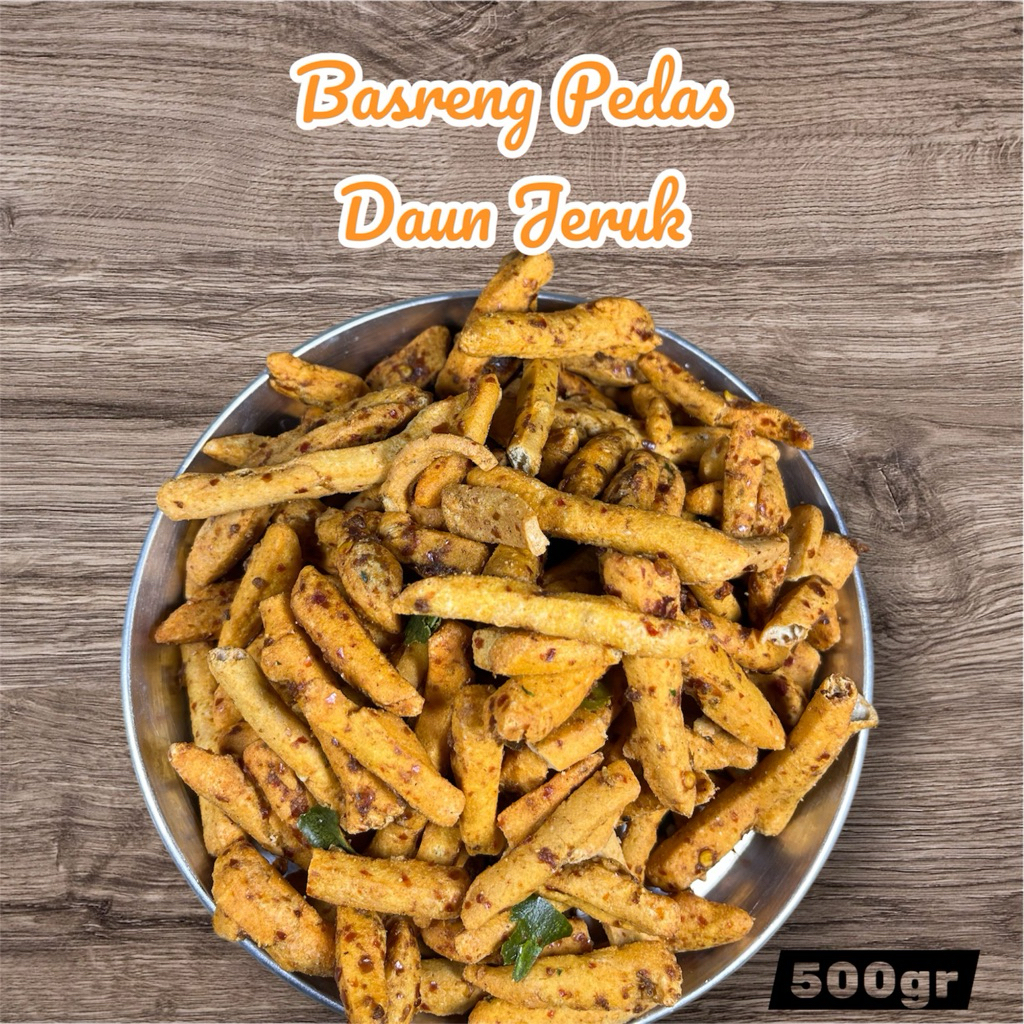 

Snack Kiloan | Basreng Pedas Daun Jeruk | Camilan Murah | Bastik Pedas | Daun Jeruk