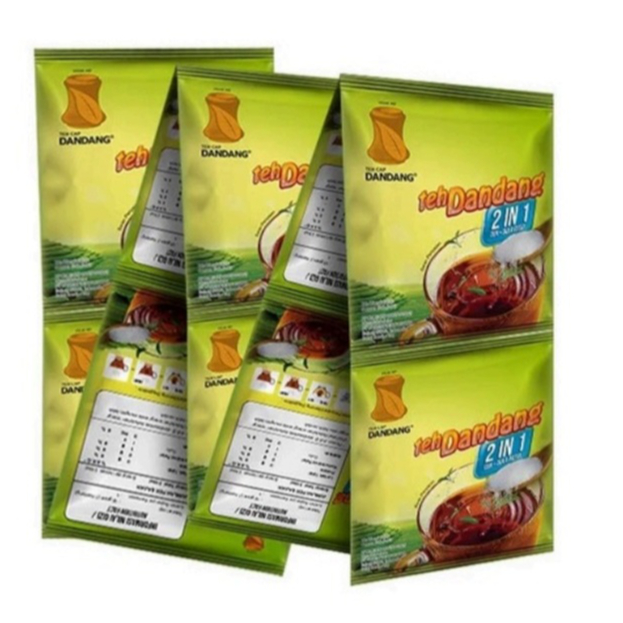

Teh Dandang 2 in 1 Teh Gula Tebu Renceng isi 10 sachet x 18 Gram