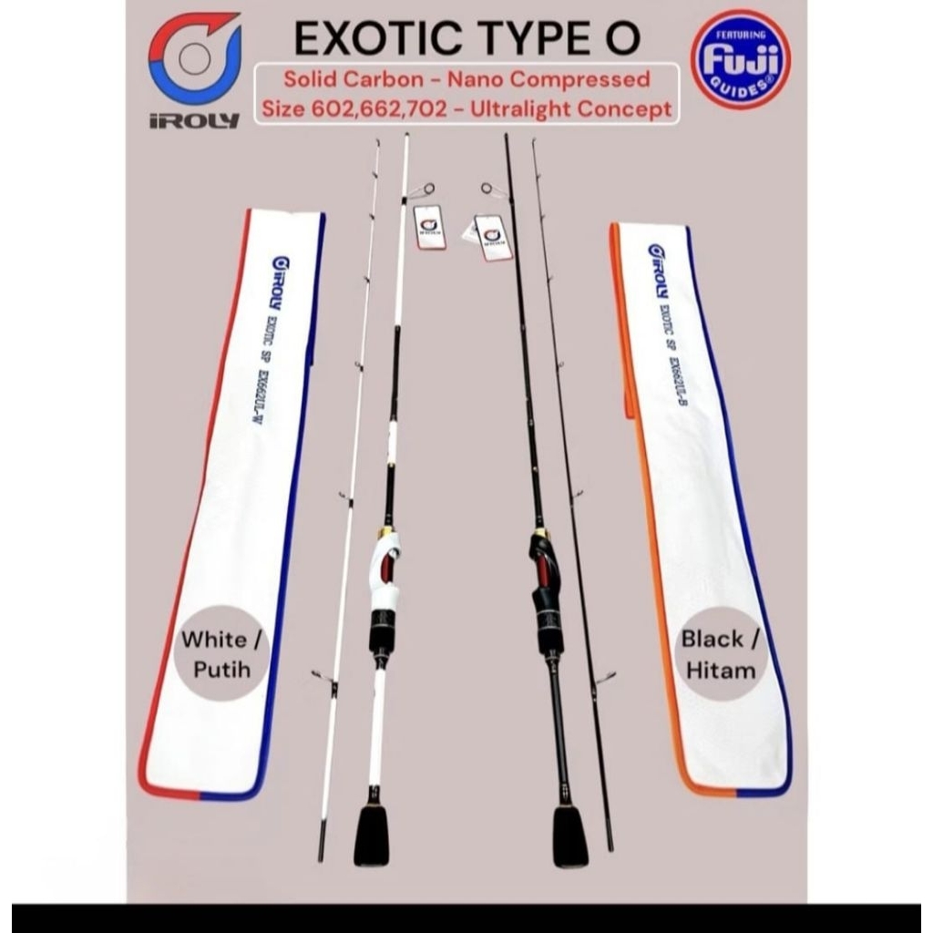 Joran IROLY Exotic Fuji ultralight series 2-6lb rod UL