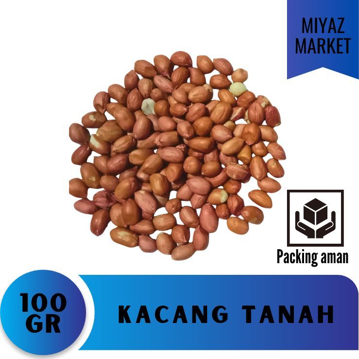 

❤MIYAZMARKET❤ Kacang Tanah 100 gr / Kacang Tanah india / Kacang Mentah
