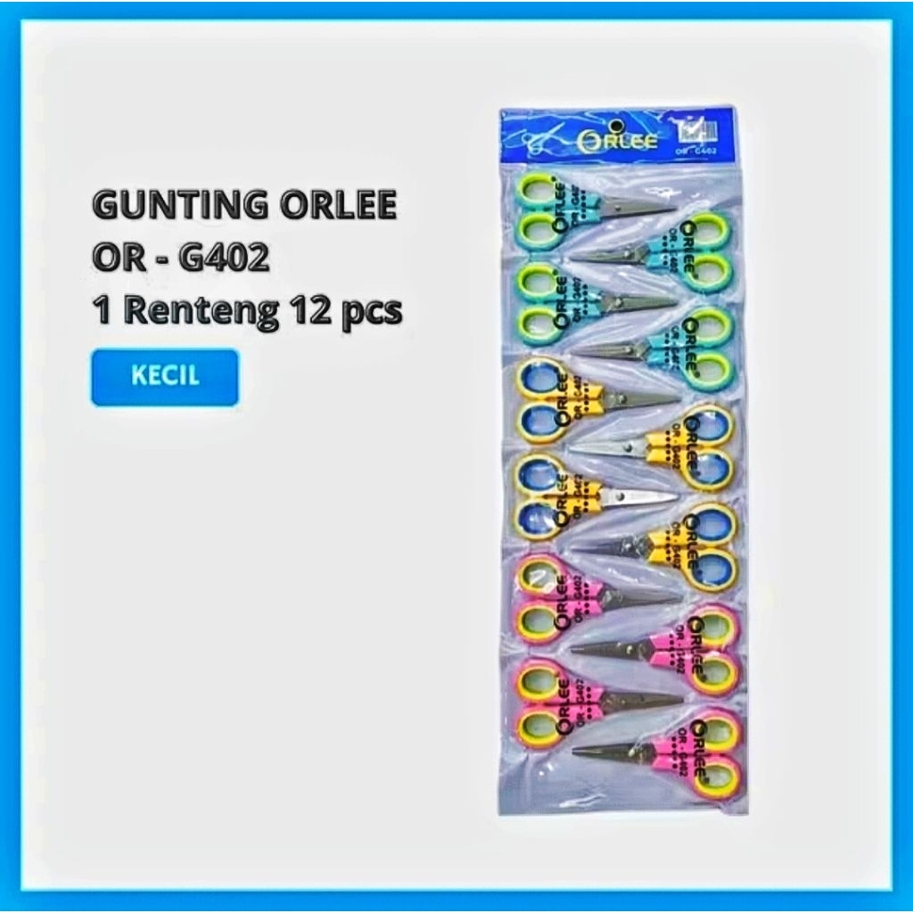 

Gunting Kecil Renceng Warna-Warni Stainless (12PCS)