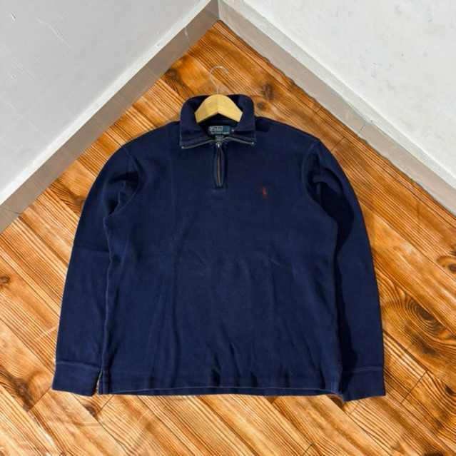 Half Zip Polo Ralph Lauren Navy Second