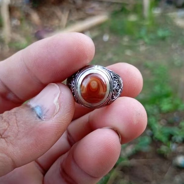 Natural cincin Sulaiman mata  dewa 3D