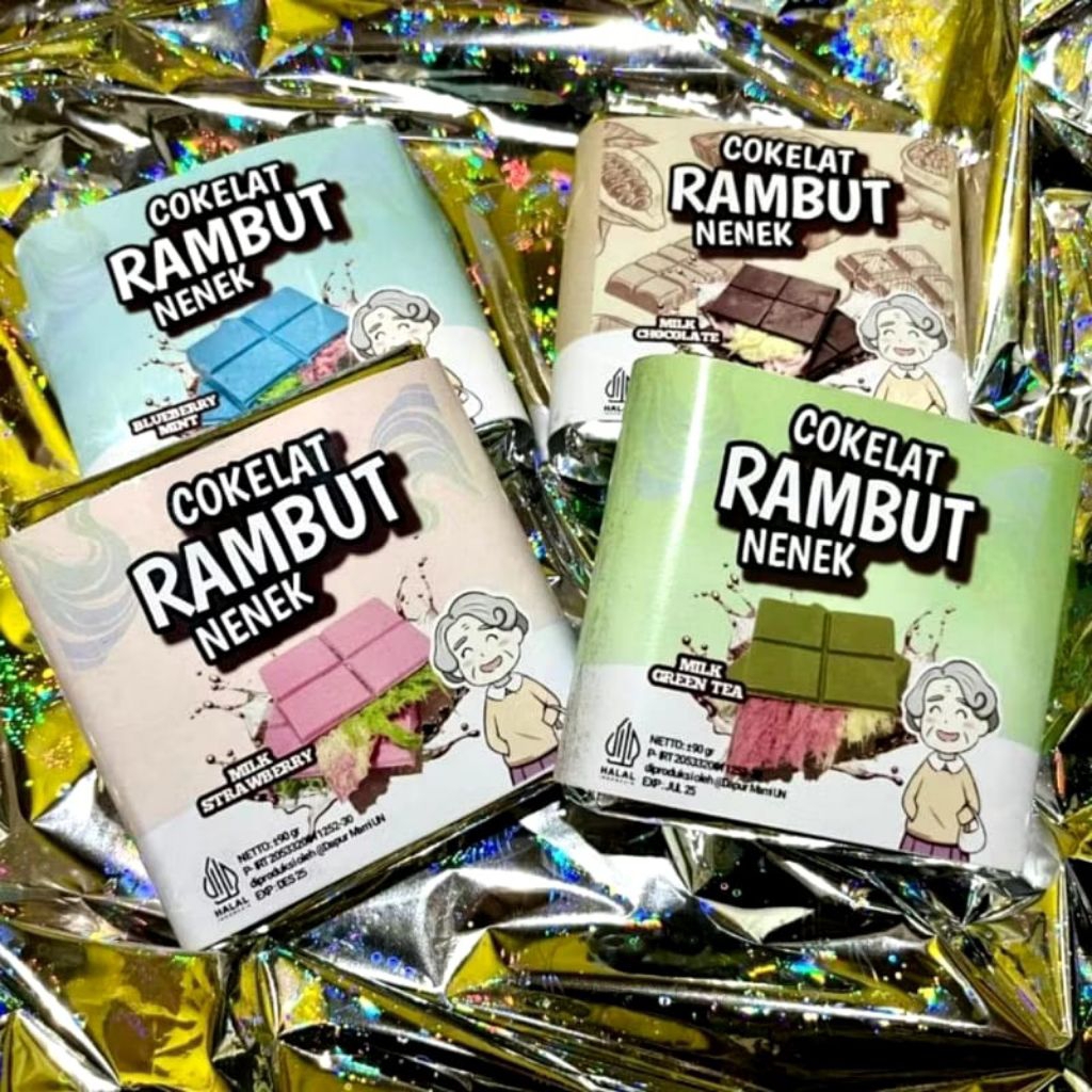 

COKLAT DUBAI RAMBUT NENEK MINI 124 GRAM GULA ASLI/ COKLAT RAMBUT NENEK MURAH ENAK VIRAL