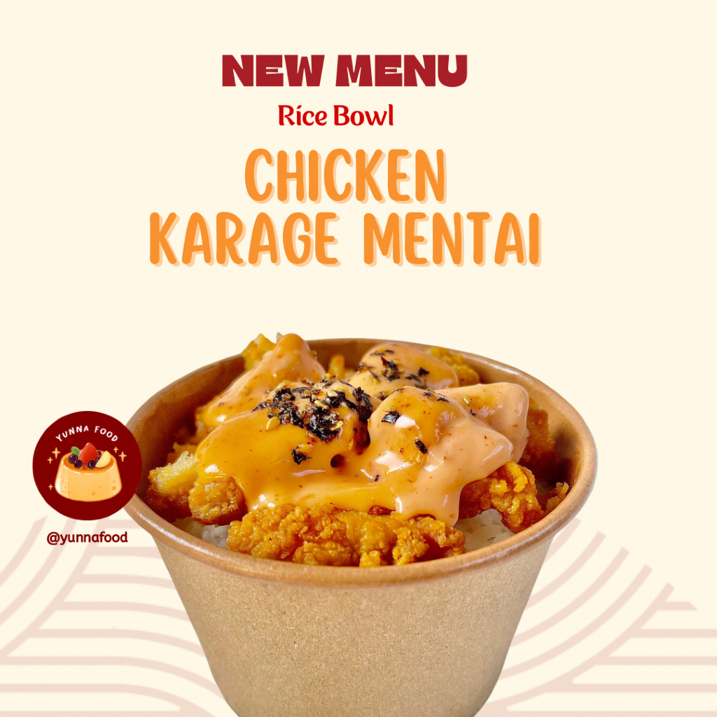 

Ricebowl Reguler Mentai/Chili oil