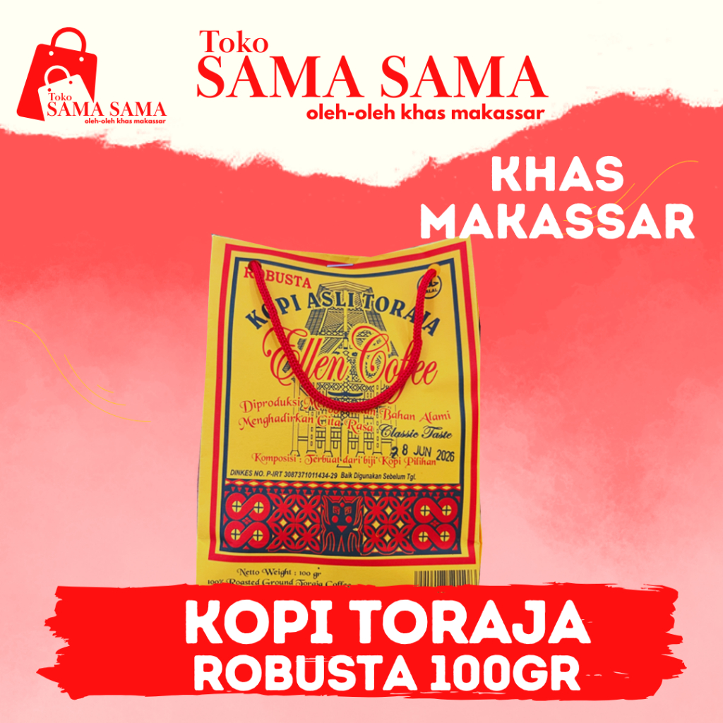 

Ellen Coffe Toraja Robusta 100G