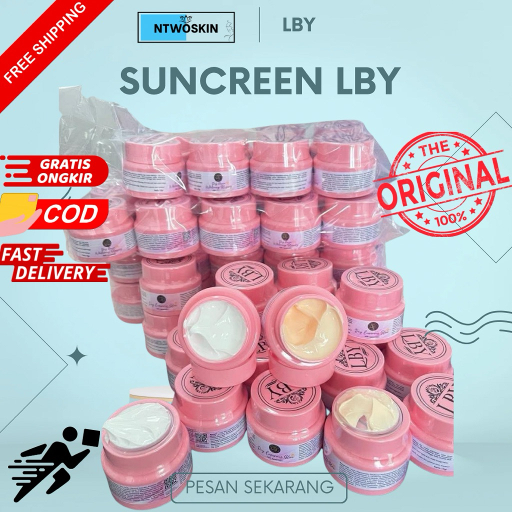 suncreen lby original lembut lby suncrean salep lby cream siang lby