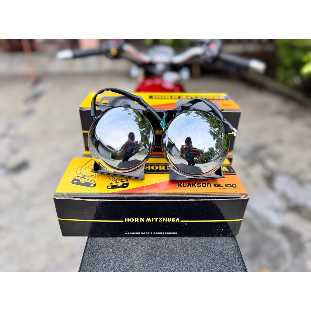 Klakson Bel Model GL 100 GL100 UH UL mitsuba Detail Original