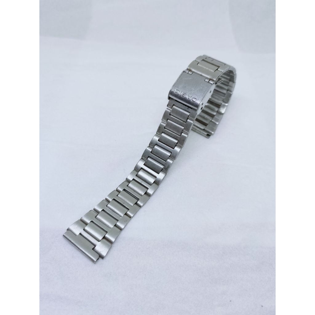Casio vintage watch bracelet 18mm stainless strap rantai jam tangan sports klasik part arloji lawas 