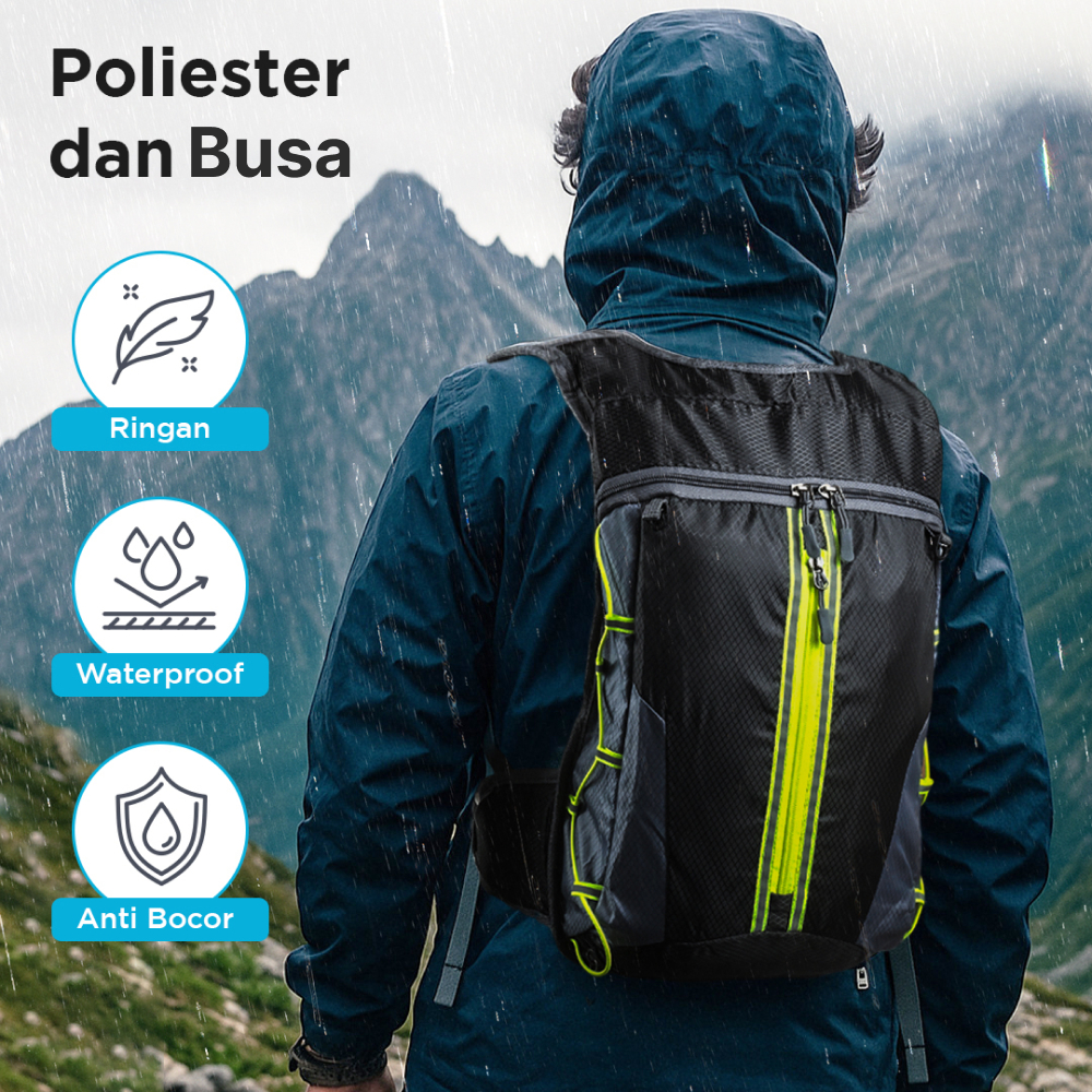 Tas Summit Gunung Ransel Pendaki Waterproof 10L