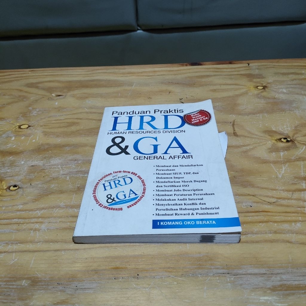 Buku Panduan Praktis HRD & GA
