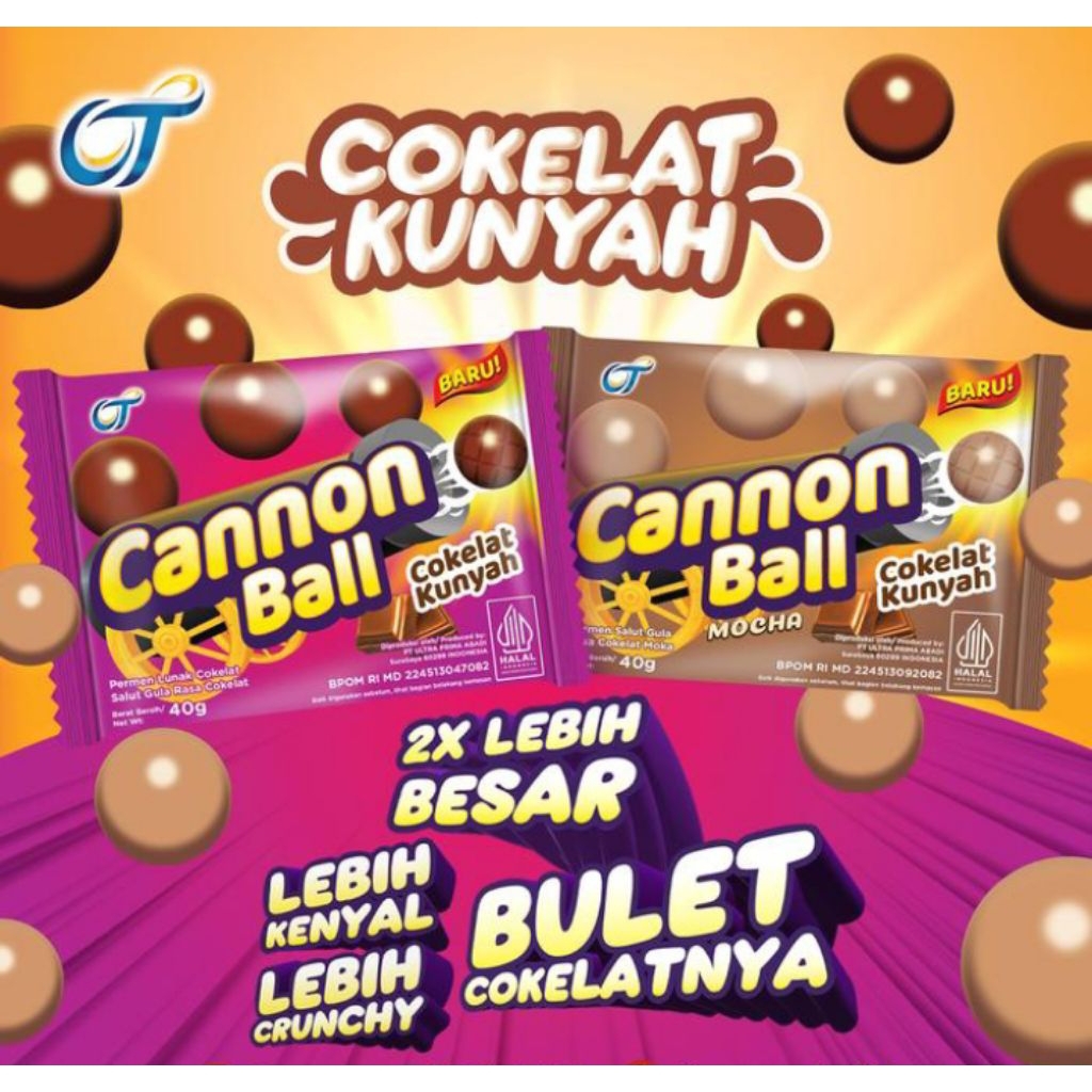 

Cannon Ball 40GR - [1Box Isi 12 Pcs]