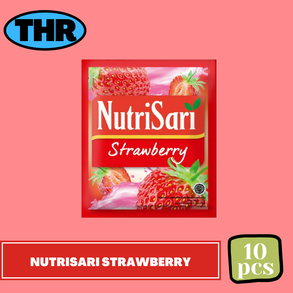 

Nutrisari Strawberry 1 Renceng isi 10pcs