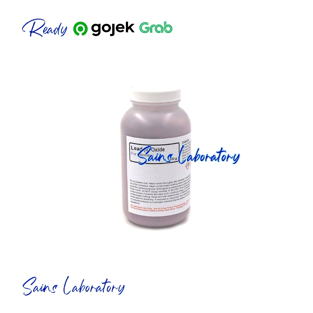 Timbal (II) Oksida Merah Lead (II) Oxide Red PbO 100 gr