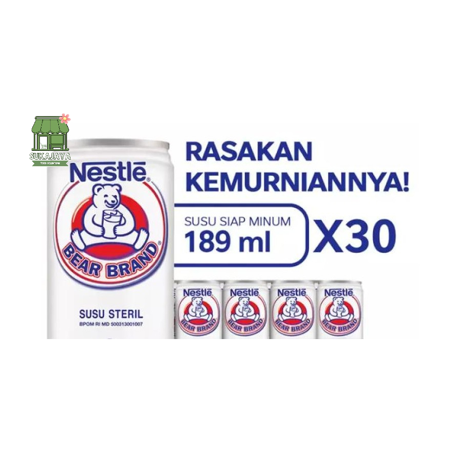 

Nestle Bear Brand Susu Beruang Steril 189 Ml
