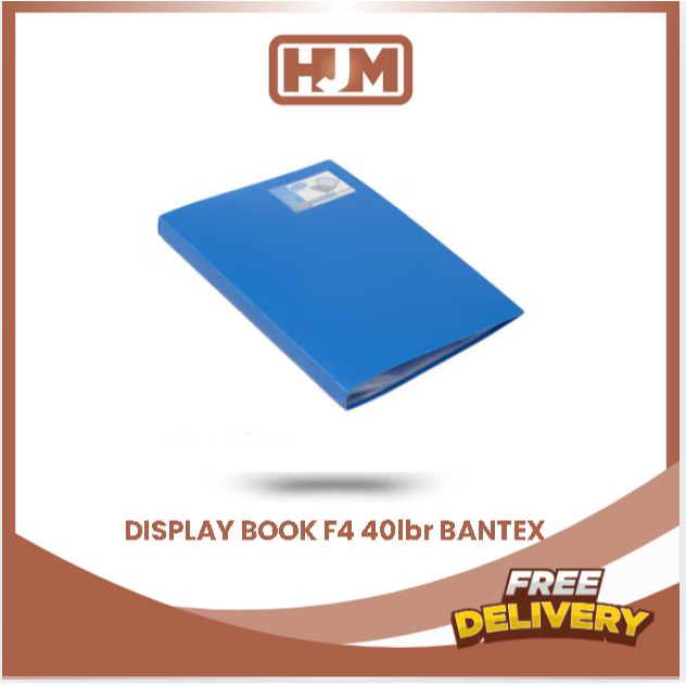 

BANTEX DISPLAY BOOK / CLEAR HOLDER FOLIO 40 SHEET 3185