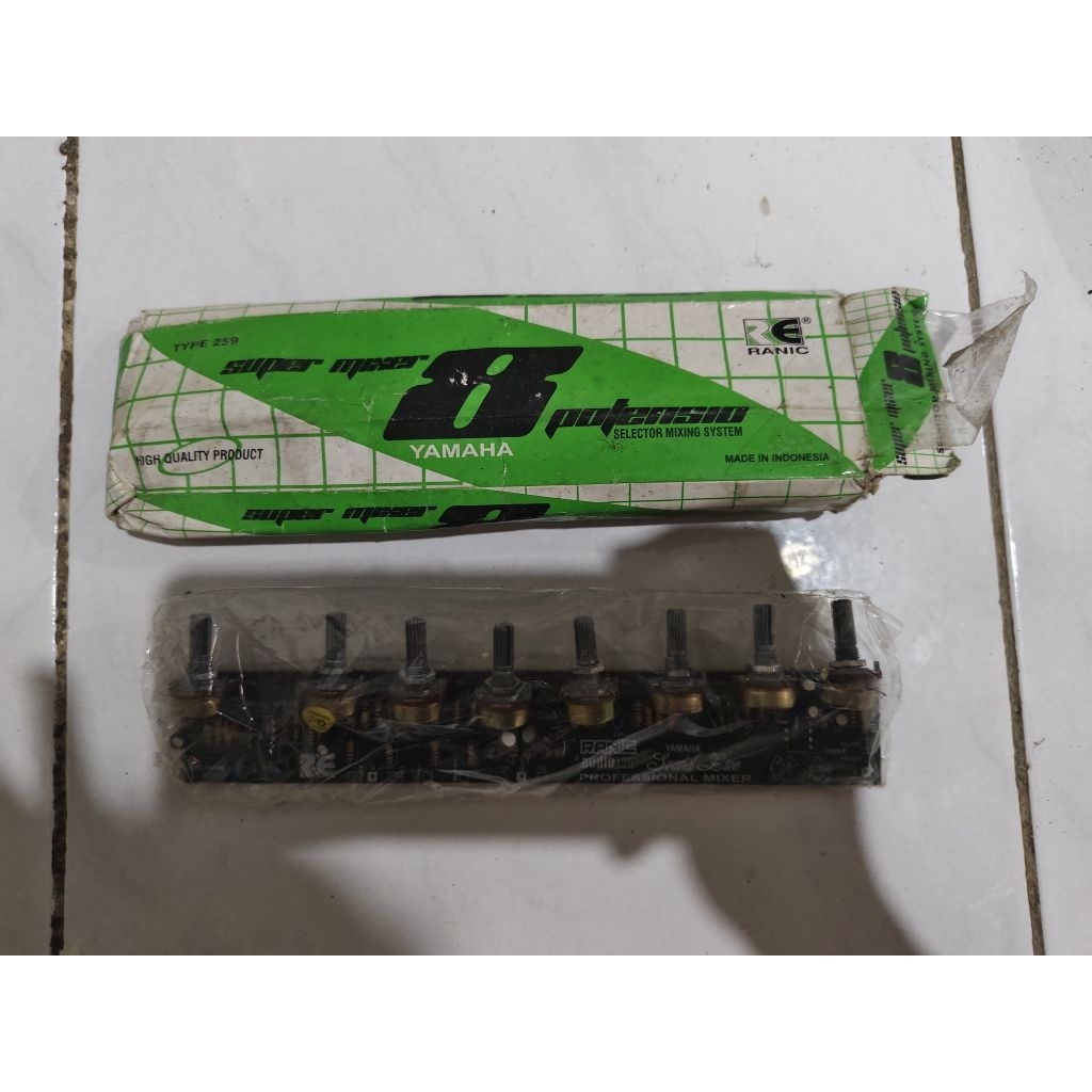 KIT SUPER TONE CONTROL MIXER 8 POTENSIO YAMAHA MIXING KIT TONE KONTROL MIXER MIXING YAMAHA RANIC 259