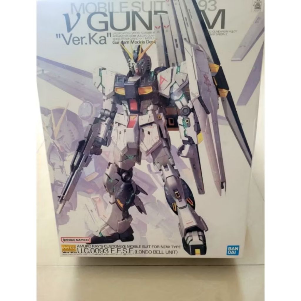 Gundam MG 1/100 RX-93 V Gundam Nu Gundam Ver Ka Bandai Namco