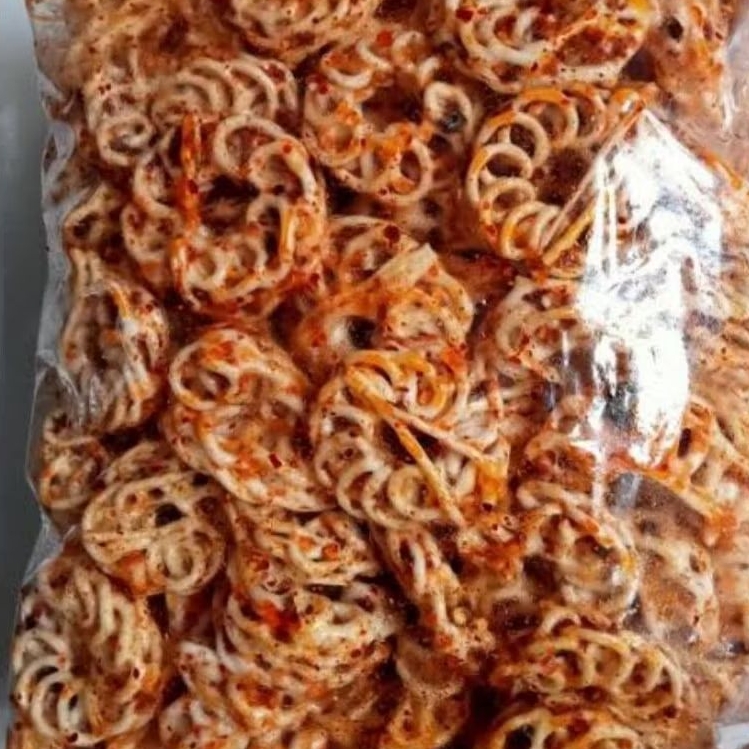 

Kerupuk seblak mawar cemilan pedas 250gram sampai 500gram