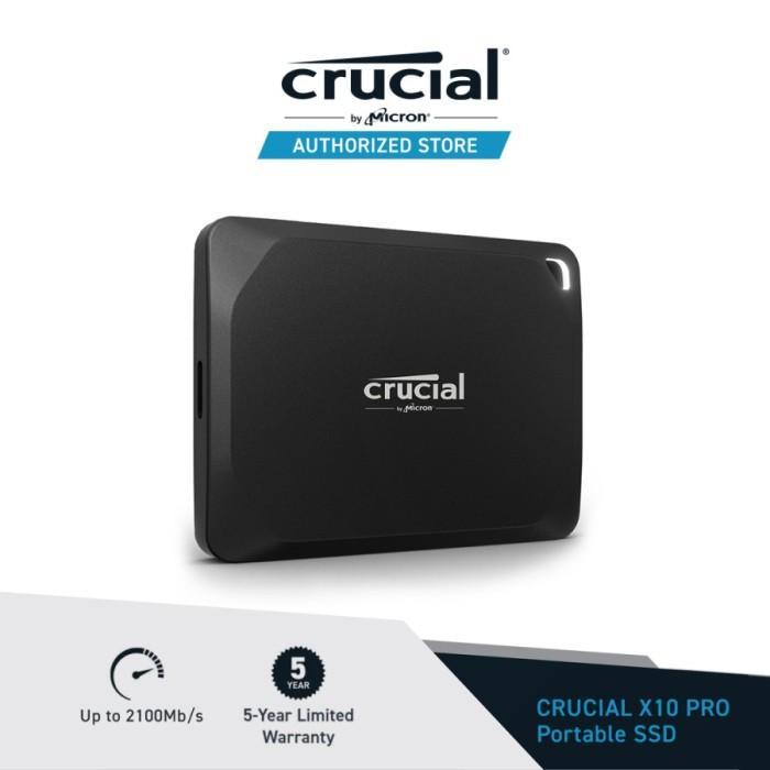 SSD Crucial X10 PRO Portable SSD 1TB 2TB 4TB - SSD Eksternal Portable 4TB 2TB 1TB Crucial X10
