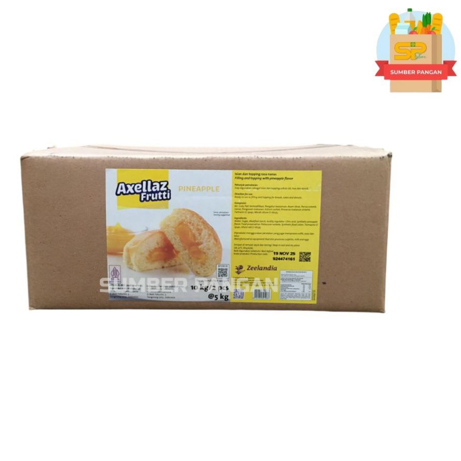 

Zeelandia Axellaz Frutti Pineapple 10 kg/selai nanas/ olesan roti