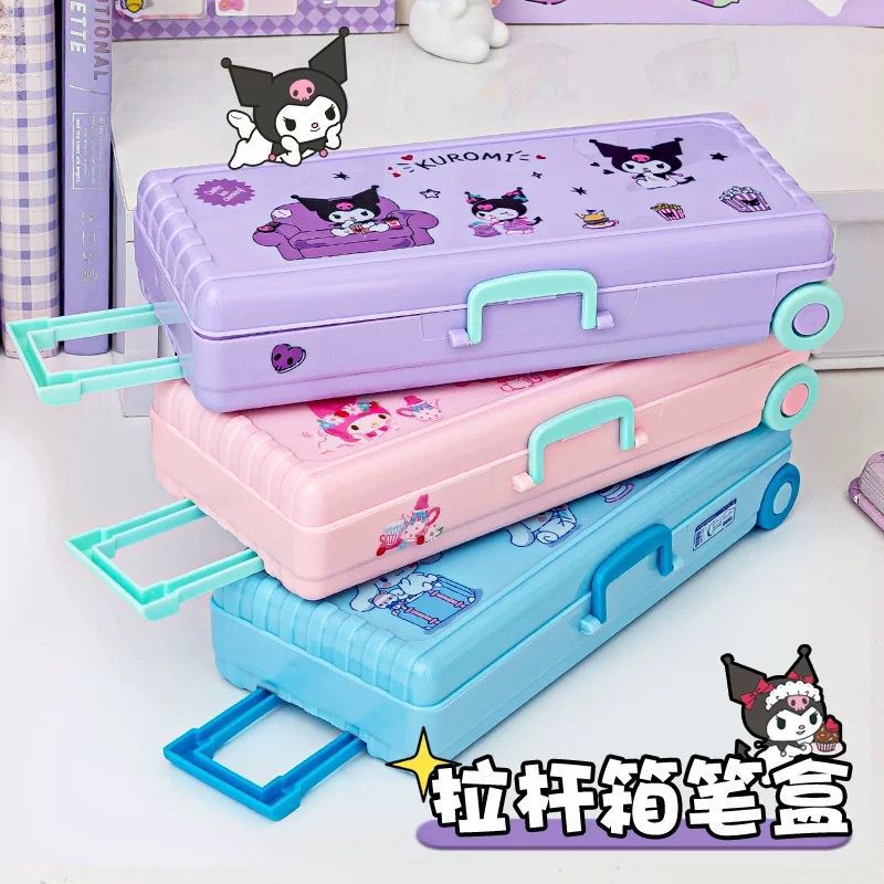 

Kuromi Kit Kotak Pensil DIY / DIY Deco Cream Kit/Kuromi/Sanrio/BeruangStroberi/Melodi Kotak Cream