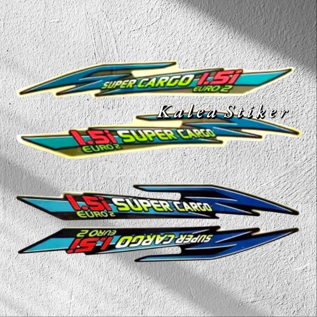 stiker mobil pick up carry I.5i super cargo euro 2 lis body mobil bak carry futura