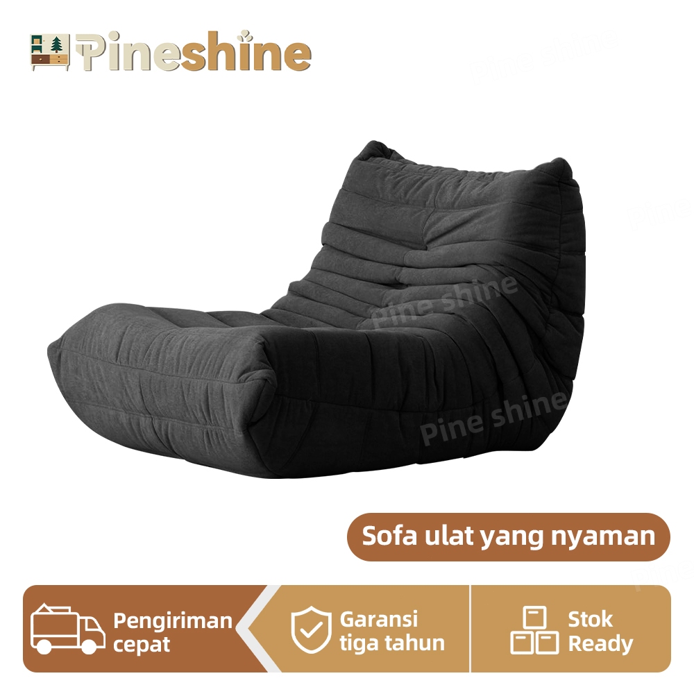 Sofa Spons Kompresi Vakum/Sofa Tunggal/Sofa Ulat Modern/Sofa Ruang Tamu Minimalis/Sofa Estetika Kama