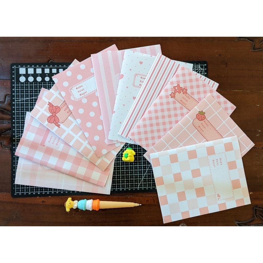 

SAMPUL BUKU AESTHETIC BISA CUSTOM UKURAN SIDU KECIL GLOSSY PAPER