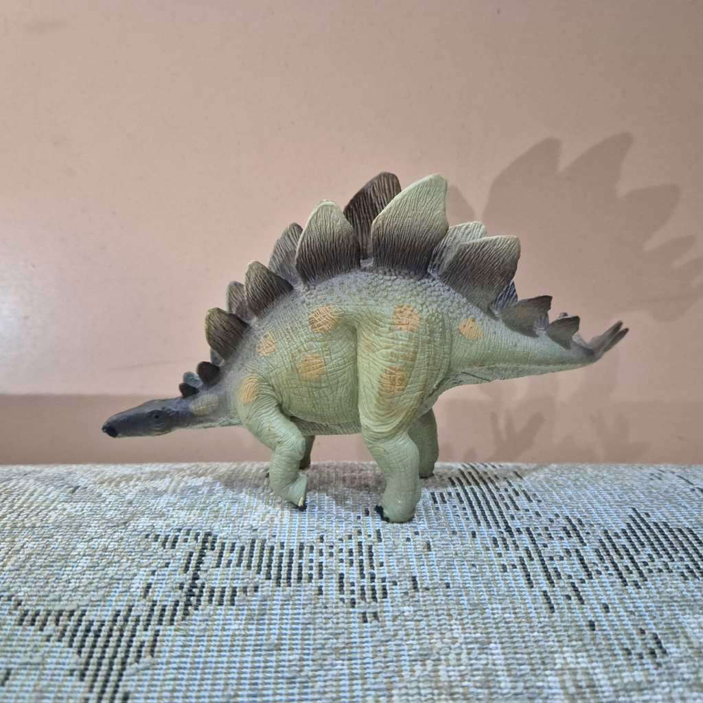 Figure dinosaurus Eotyrannus Stego binatang purba hard rubber mainan figur jurrasic world