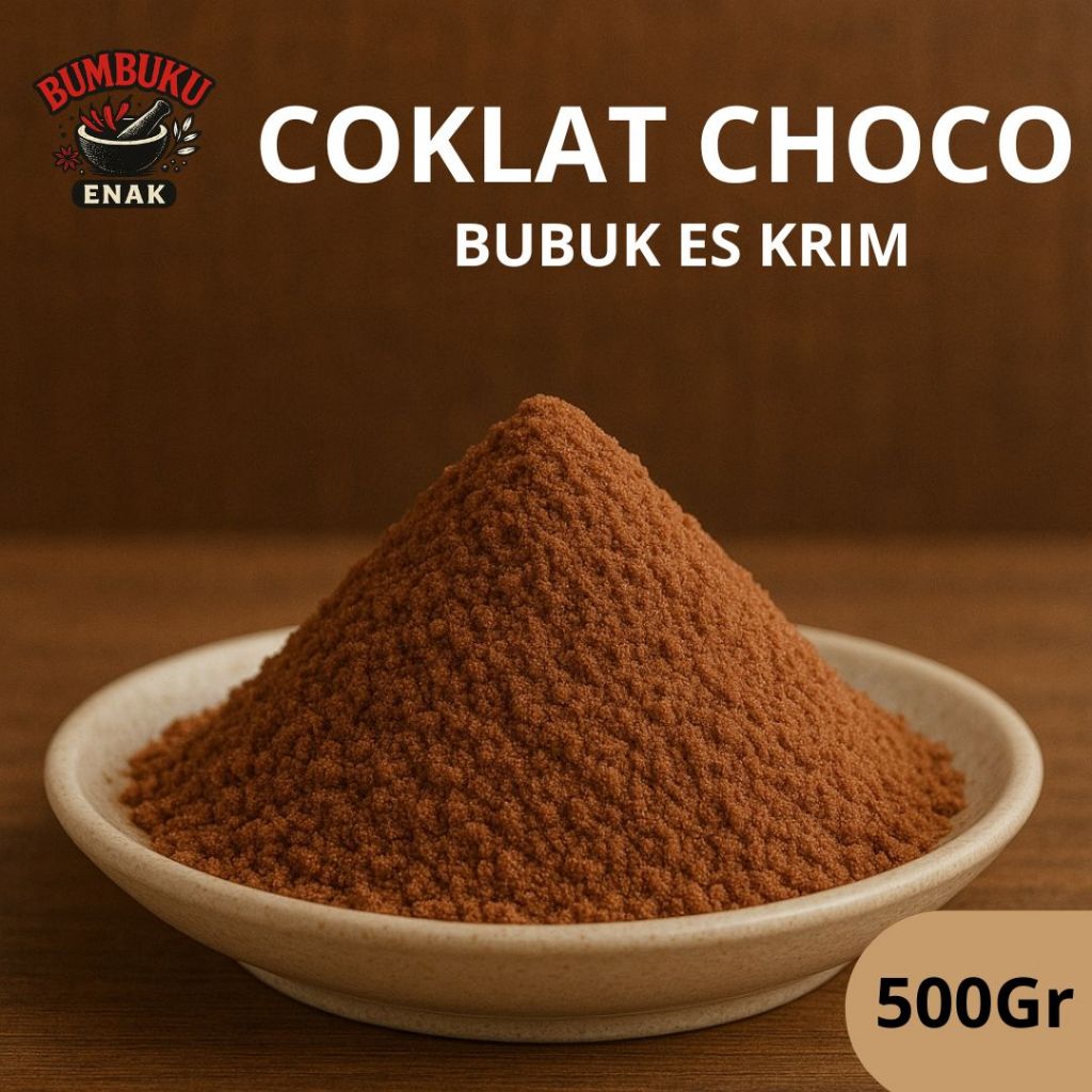 

Bumbu Tabur Coklat Choco 500gr – Bubuk Es Krim Manis Premium untuk Topping Dessert & Minuman