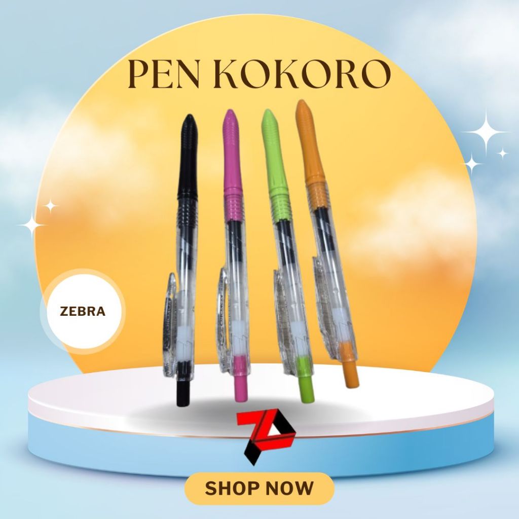 

Pen Kokoro Zebra Hitam 0.5 ECER / SATUAN