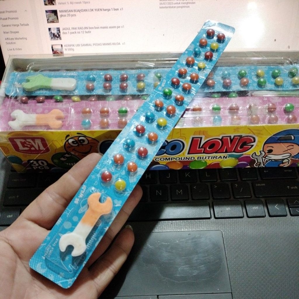 

choco Long Cokelat Butiran Candy SATUAN 1 PCS