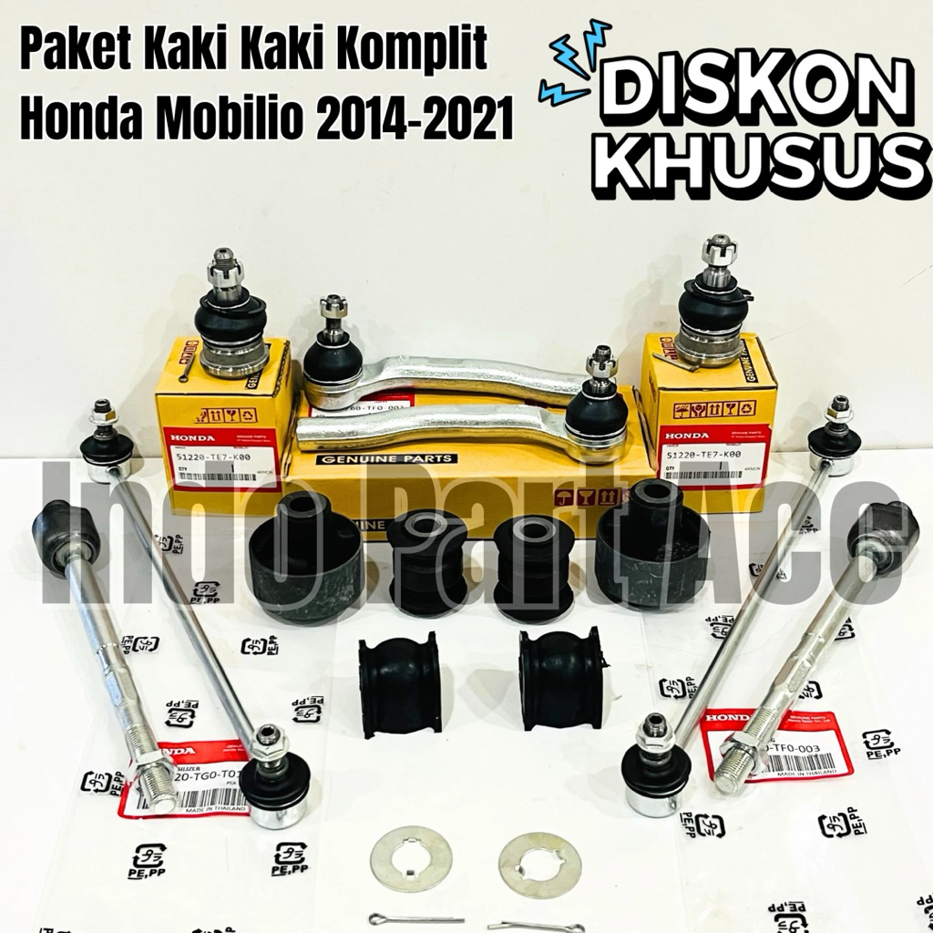 [COD] [FULL SET] Karet Bushing Mobilio Bushing Lower Arm Besar Kecil Mobilio 2014-2021 Original