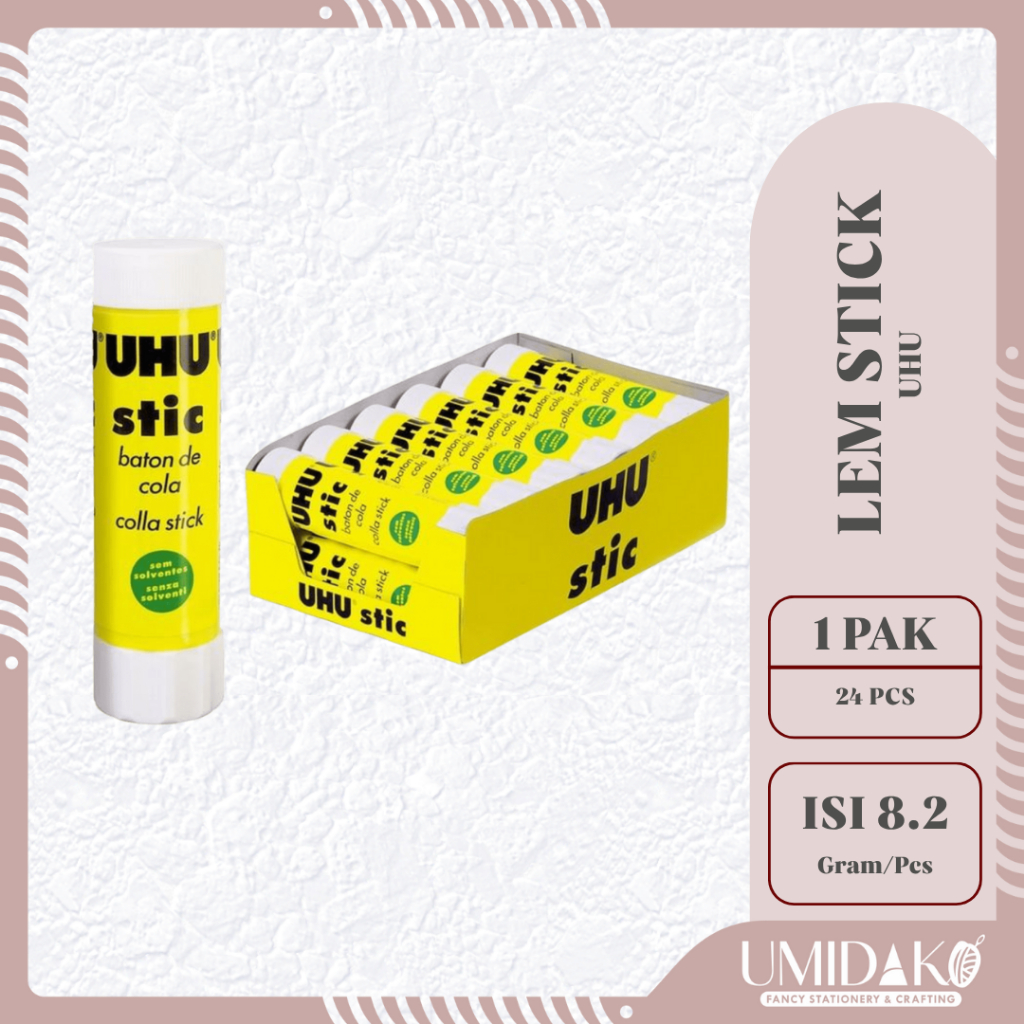 

[UMIDAKO] LEM STICK | GLUE STICK | LEM KERTAS UHU 8.2 GR