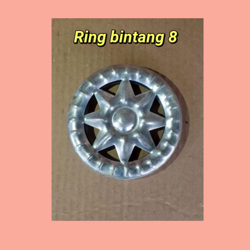 Ring Bintang 8 Ornamen pagar besi Tralis serbaguna