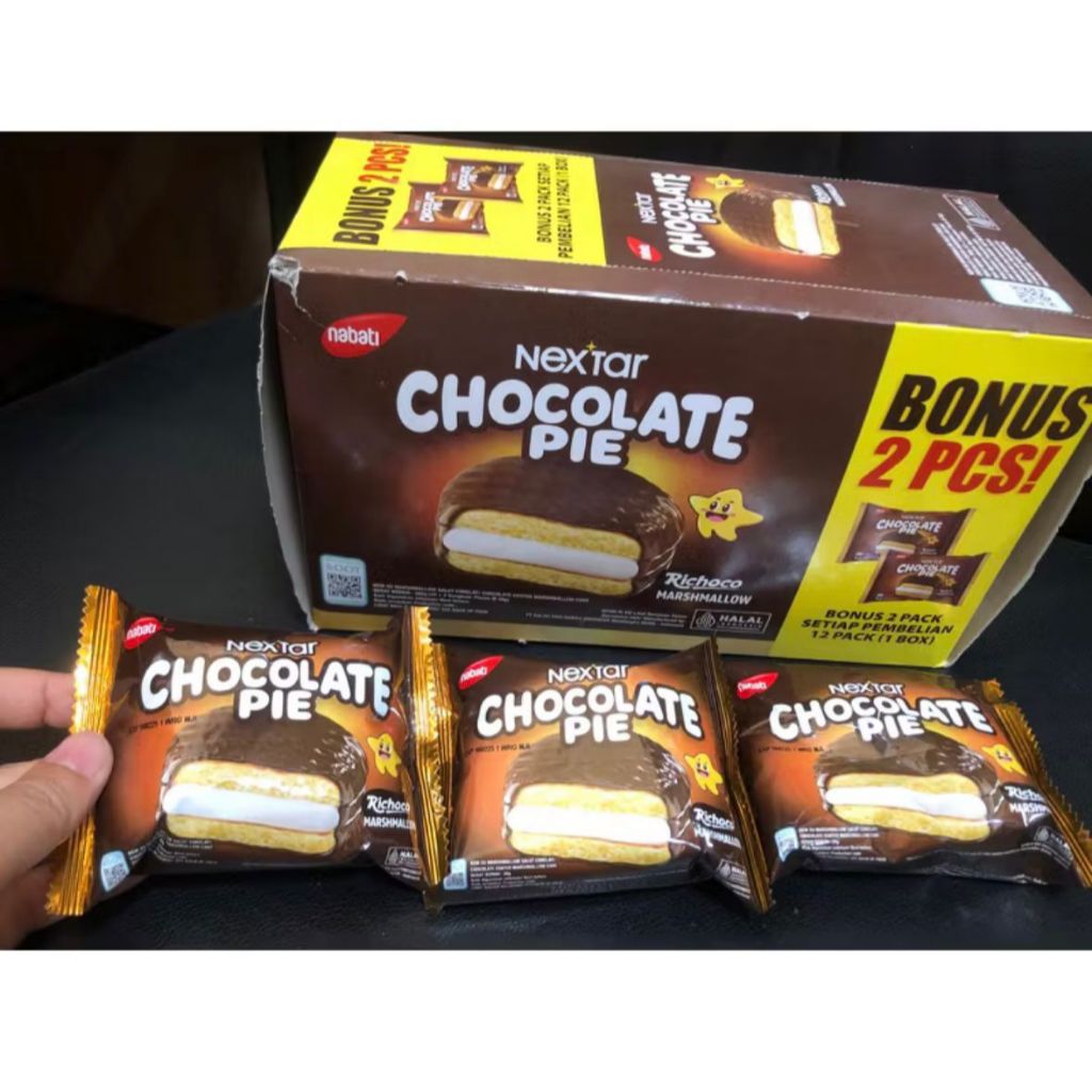 

[PROMO!!] Nabati Nextar Chocolate Pie - Bolu Nikmat Chocopie Lezar Coklat Nikmat Viral Mantap / Choco Pie
