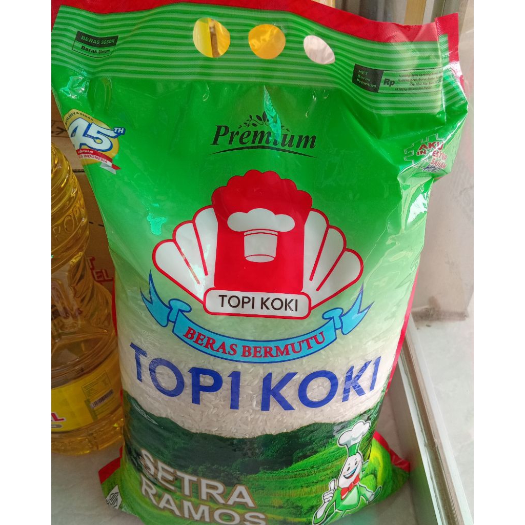 

Beras Sania/ Raja Platinum/ Topi Koki 5kg