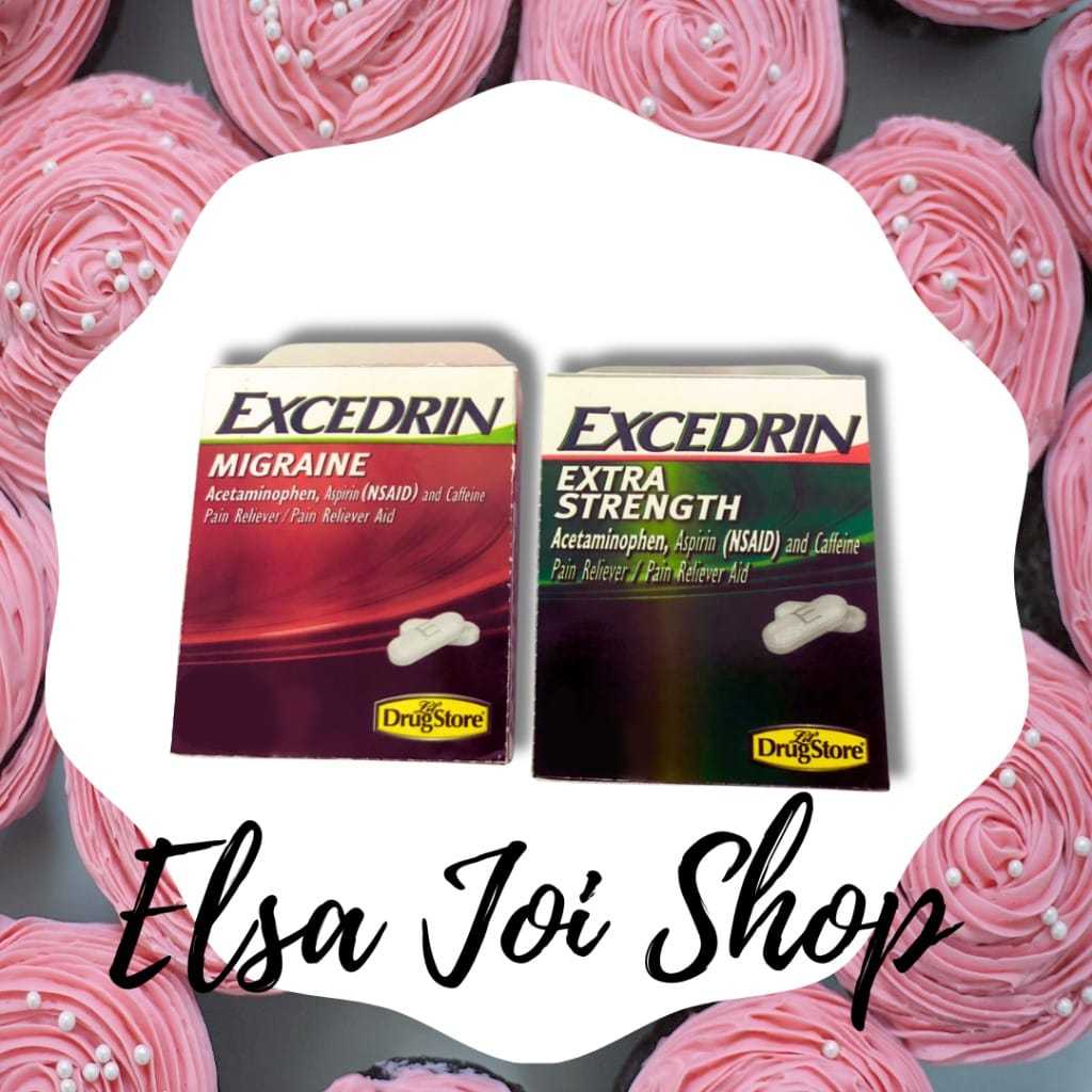 EXCEDRIN Migrain / Extra Strength Travel Size 4 caplets