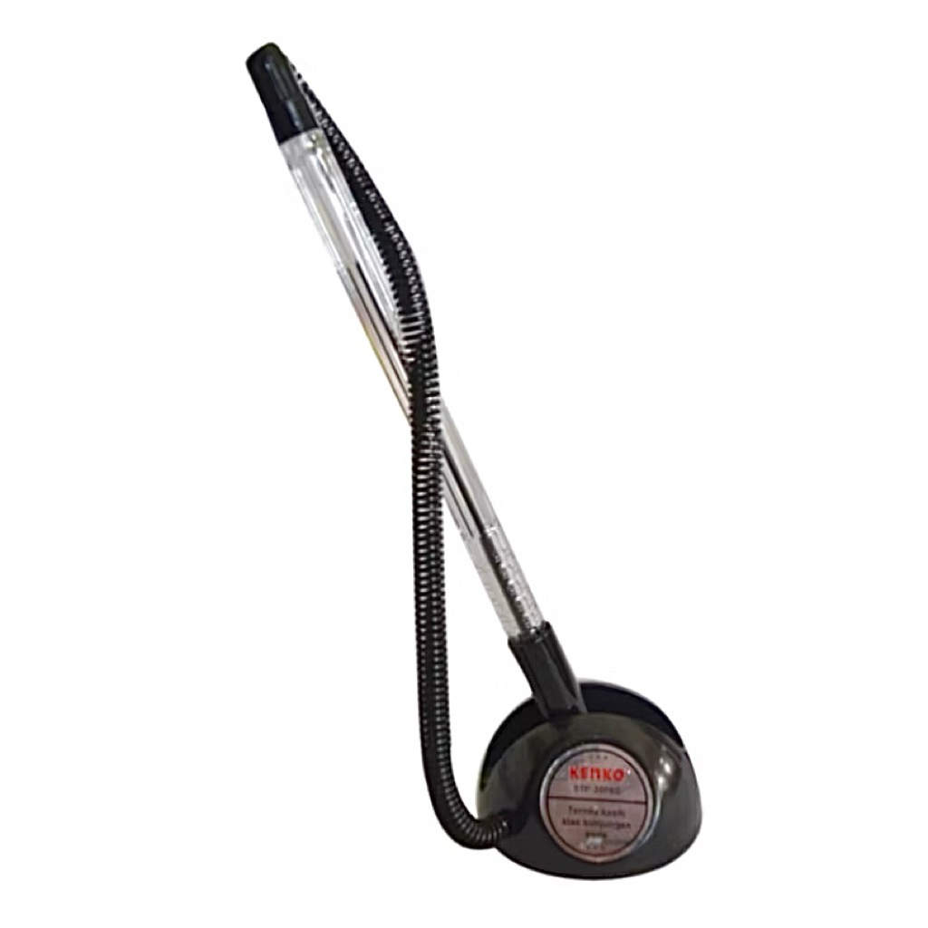 

Pulpen Meja Bolpen Ballpoint Kenko Stand Pen Kenko Stan Hitam Black SP-300SG Black Ink
