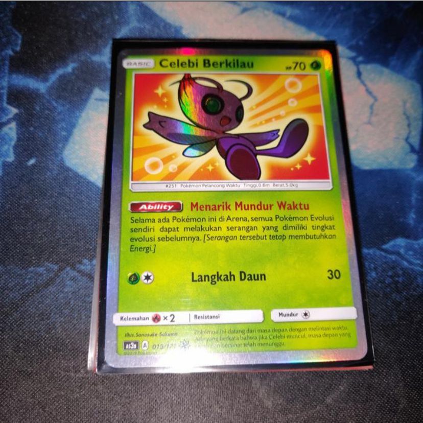 Kartu Pokemon TCG ID Indonesia AS2a Celebi Berkilau A