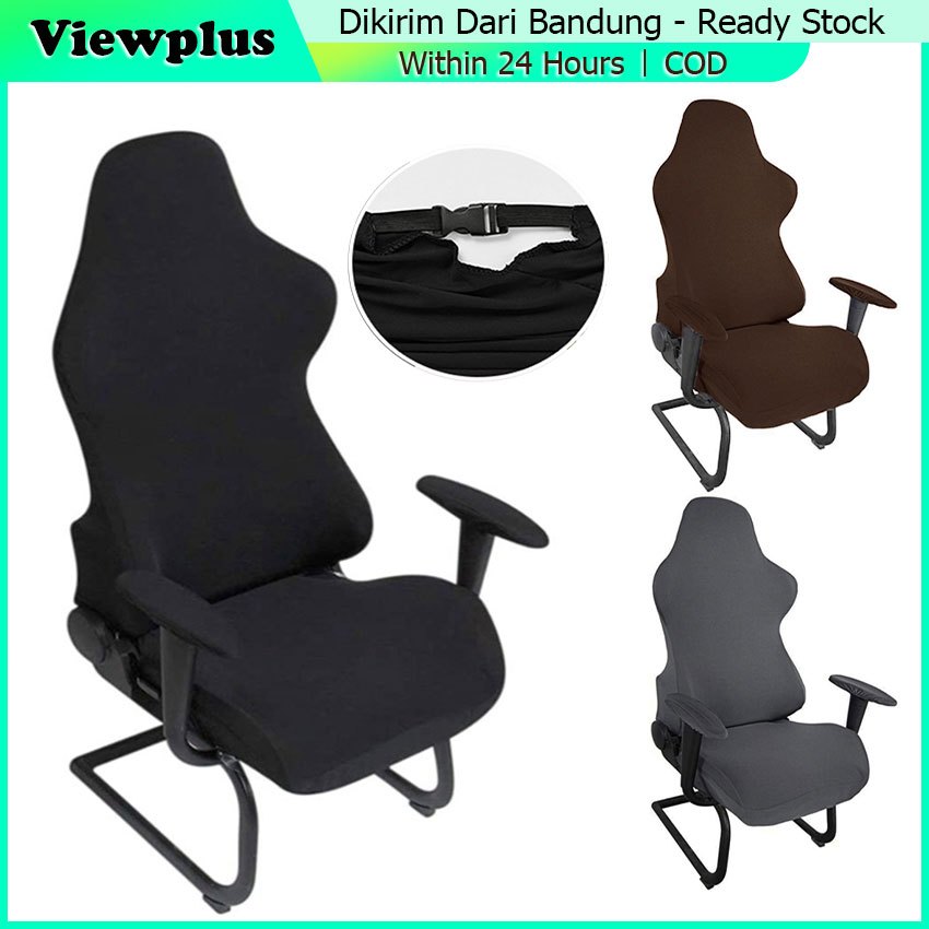 Sarung Penutup Kursi Gaming Stretch Universal office Chair Putar Elastic Cover Stretch Size: XXL / C