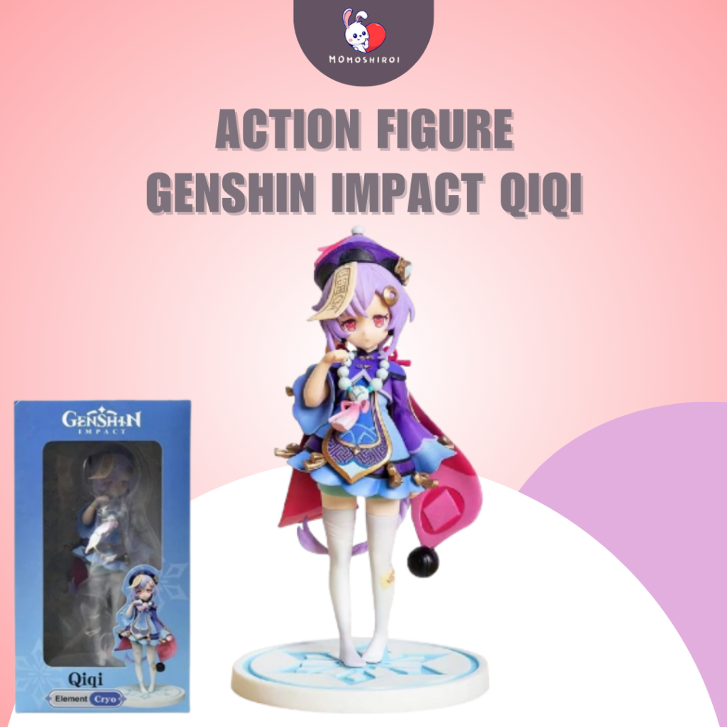 Action Figure Games Genshin Impact Paimon Lumine Keqing Klee Cakery