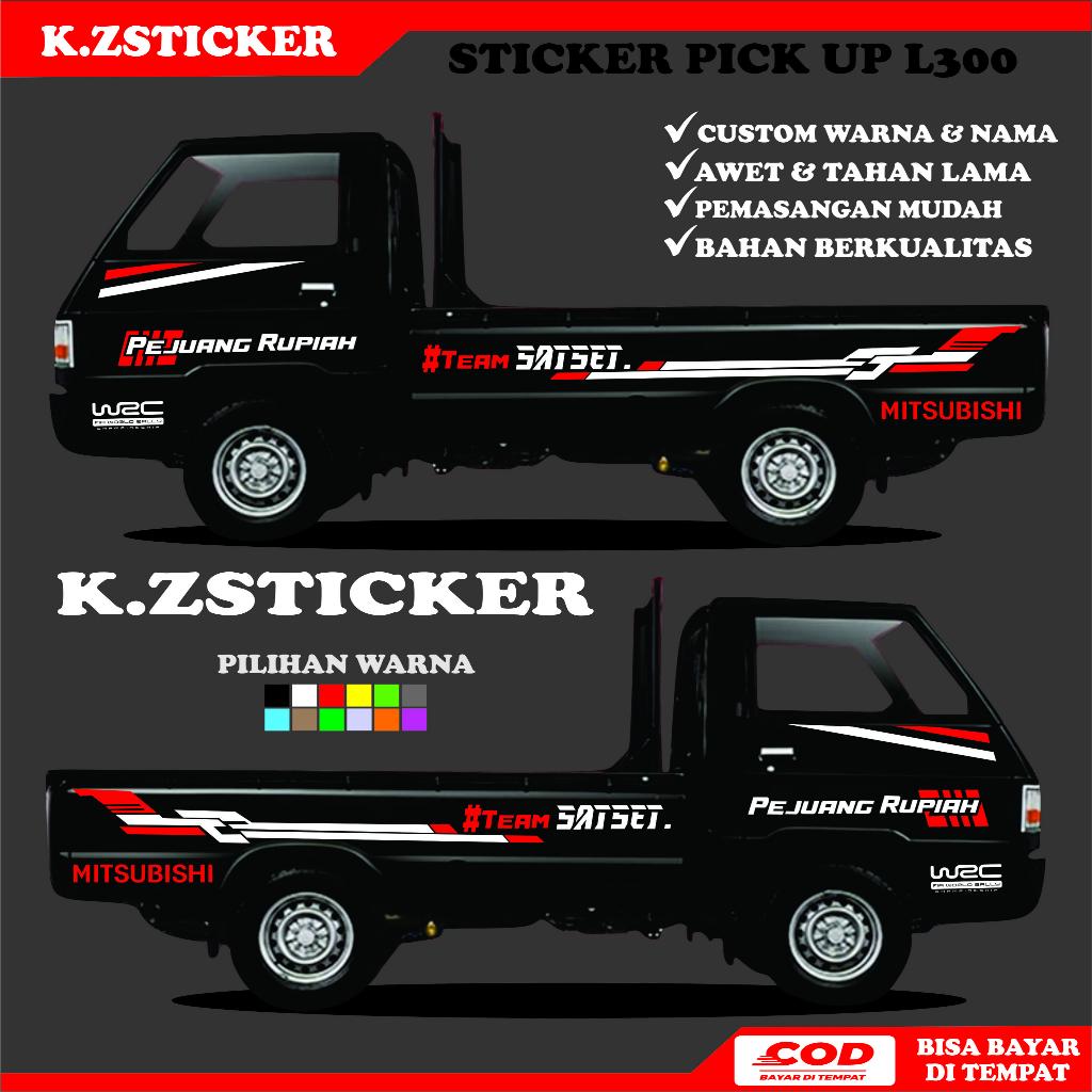 cutting stiker body pick up l300 perjuang rupiah  TEAM SATSET terbaru bisa cstome reques