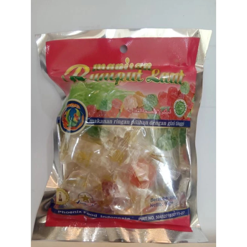 

Manisan Rumput Laut Alumunium foil Oleh Oleh Khas Lombok