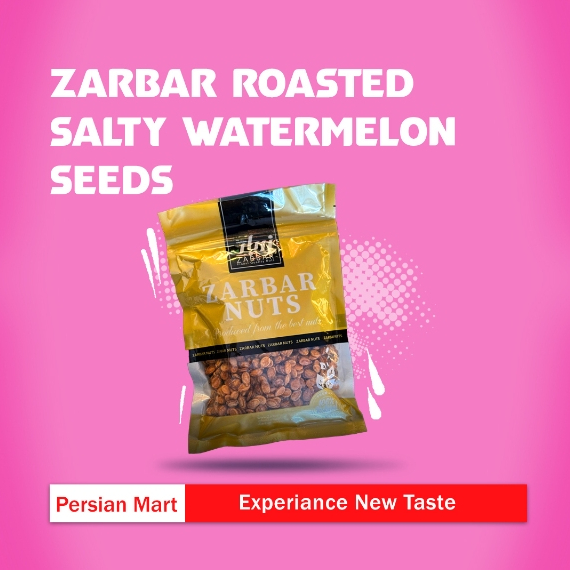 

Zarbar Roasted Watermelon Seed Salt – Roasted, Salty, and Savory Watermelon Seeds